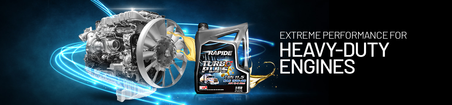 Truck & Heavy-Duty Vehicle Engine Oils Rapide engine oils for trucks and heavy-duty vehicles